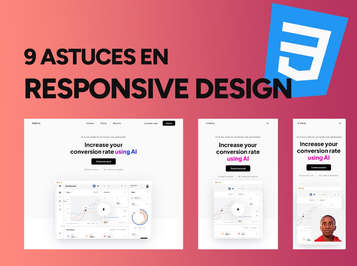 vignette illustration responsive design